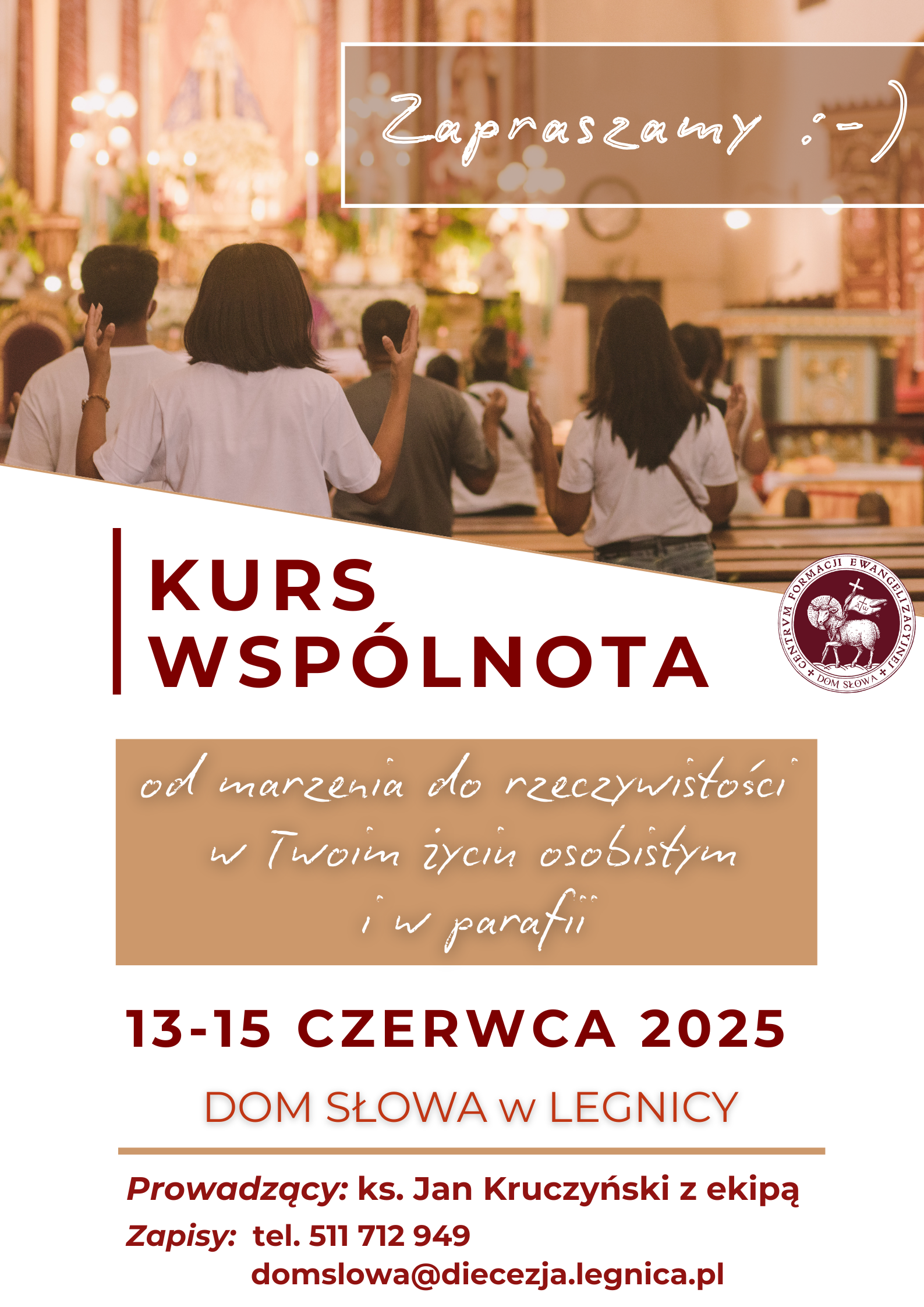 Zaproszenie na kurs w Domu Słowa
